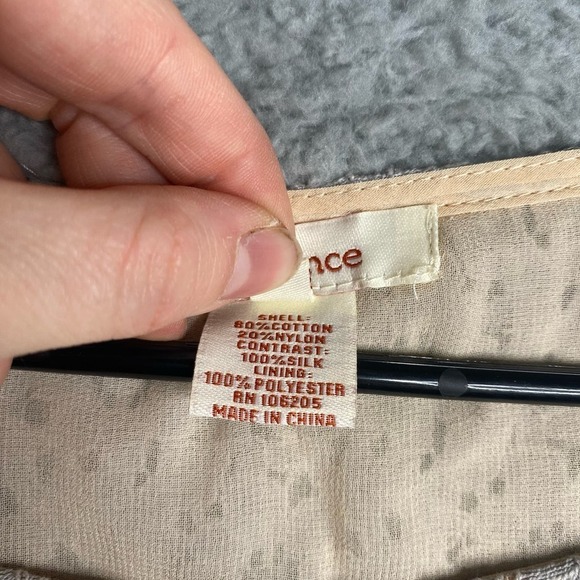 Sundance silk long sleeve sheer floral artsy lace art to wear abstract medium - Picture 5 of 11